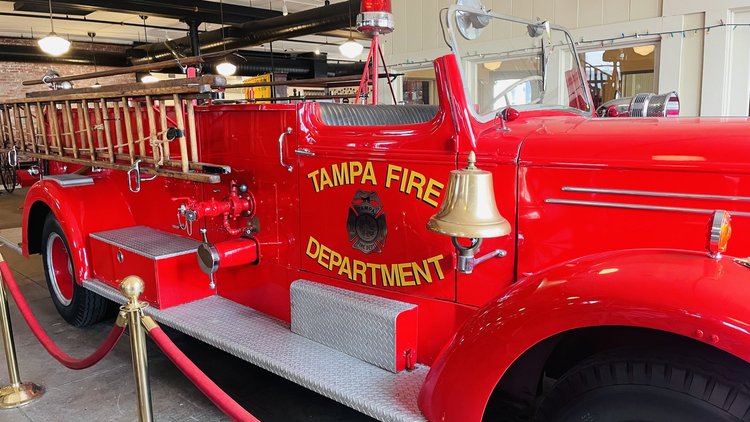 Tampa museum exhibit truck